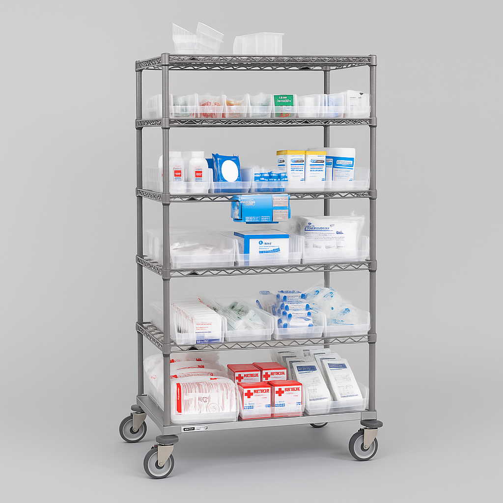 Used Shelving in Healthcare
