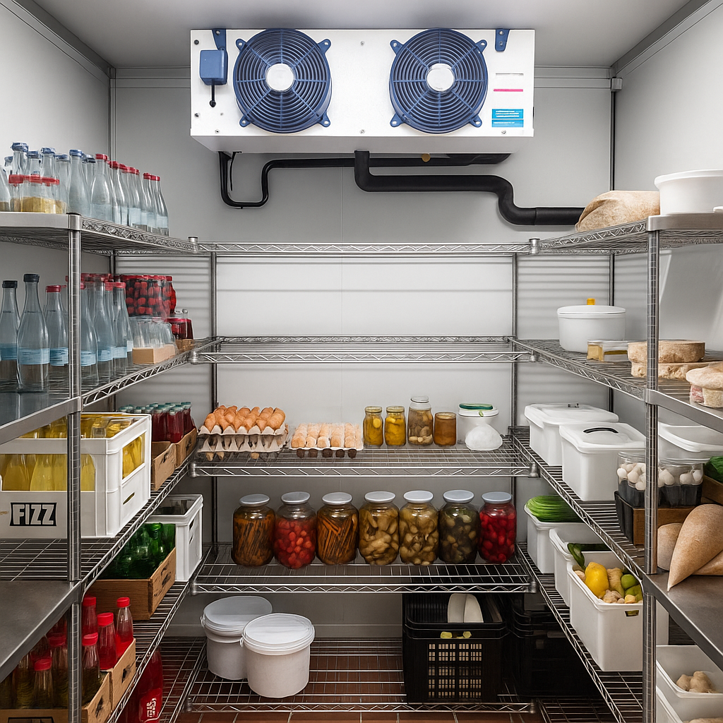 Used Shelving in Cold Storage