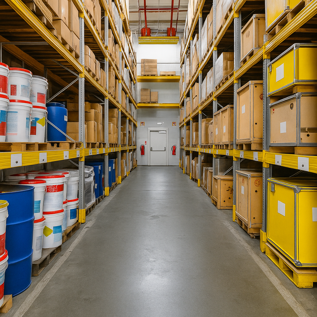 Used Shelving in Manufacturing