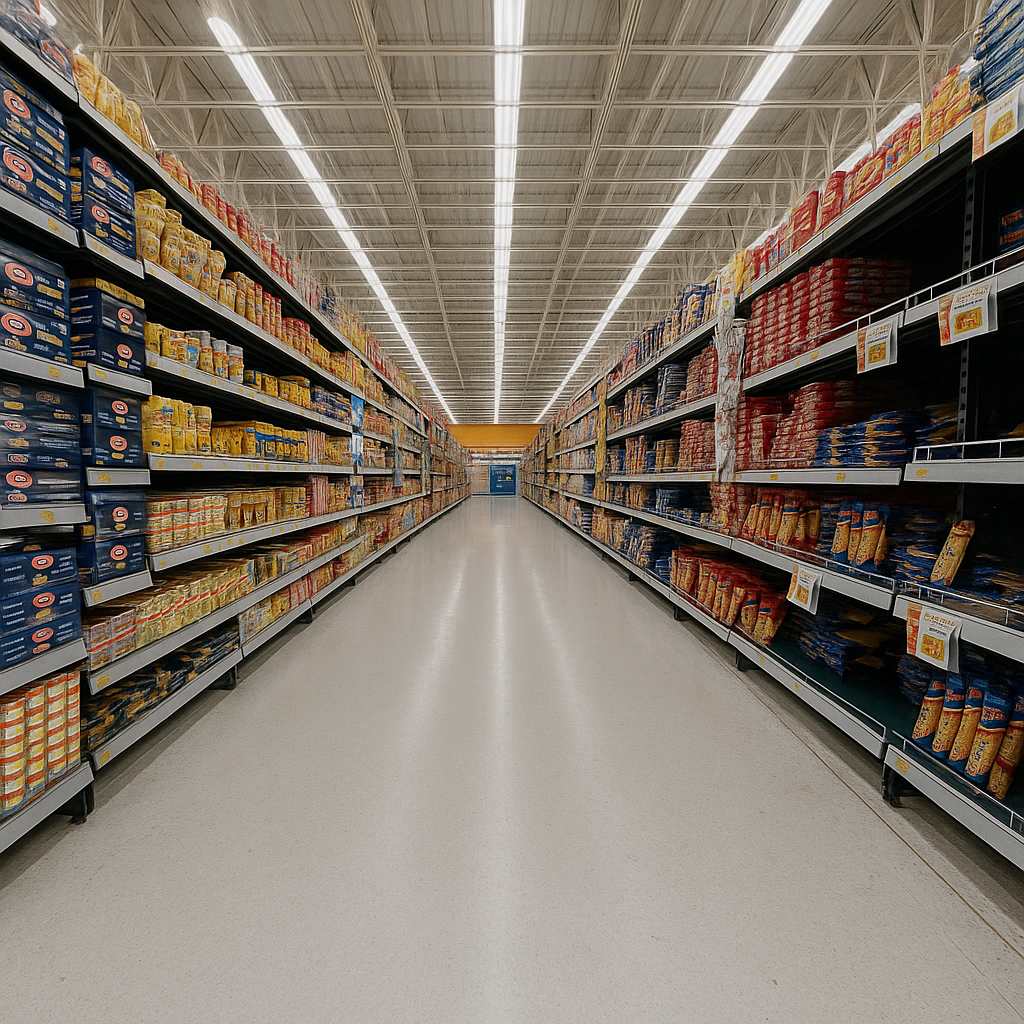 Used Shelving in Retail
