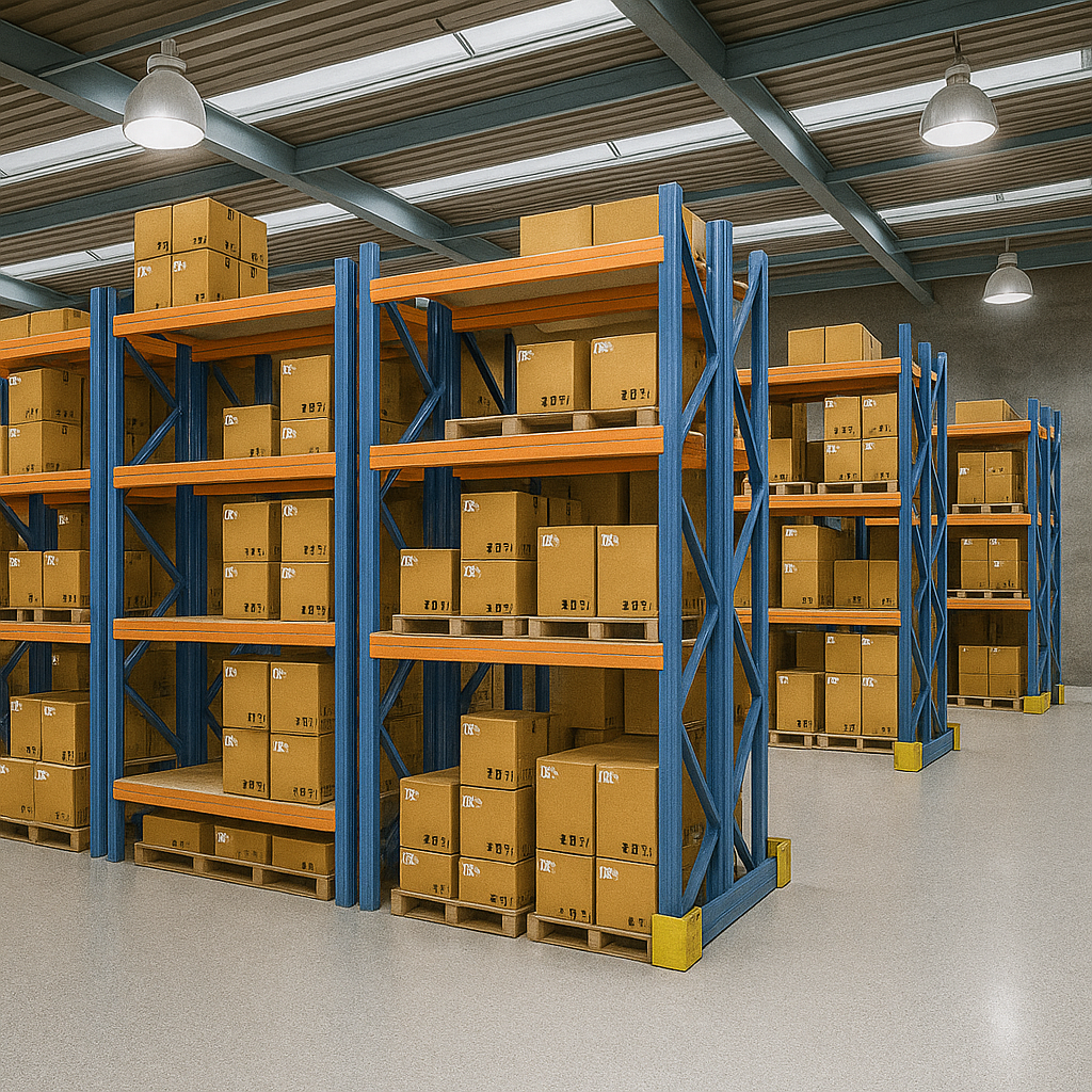 Used Shelving in Warehousing
