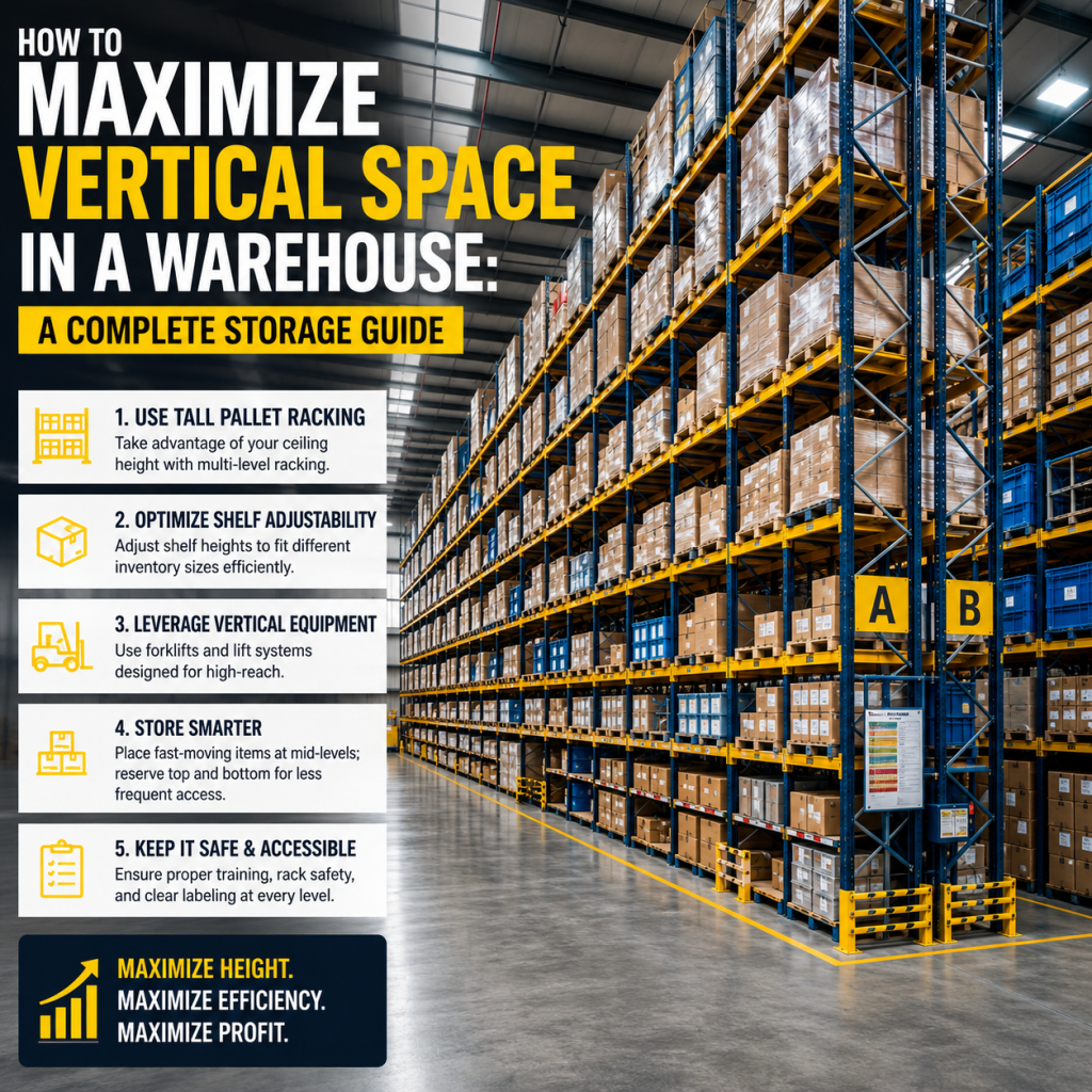 high bay warehouse pallet racking system maximizing vertical storage space with multiple rack levels